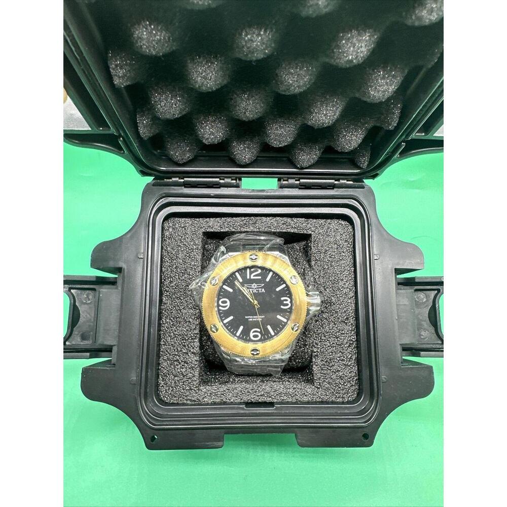 NEW Invicta Russian Diver  Black Dial Stainless Men's Watch 18580 On Bracelet